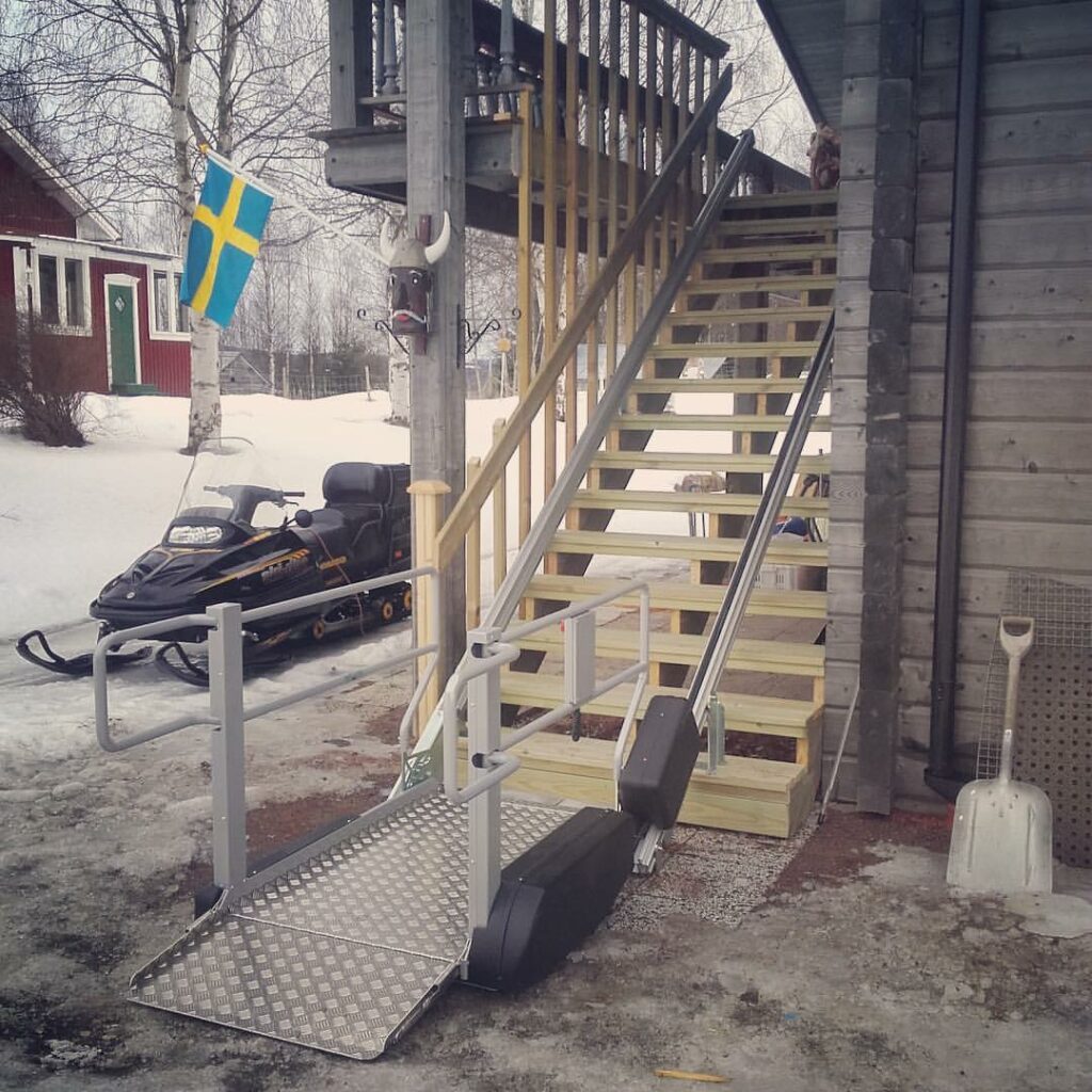 Rullstoltrapphiss i Norrland